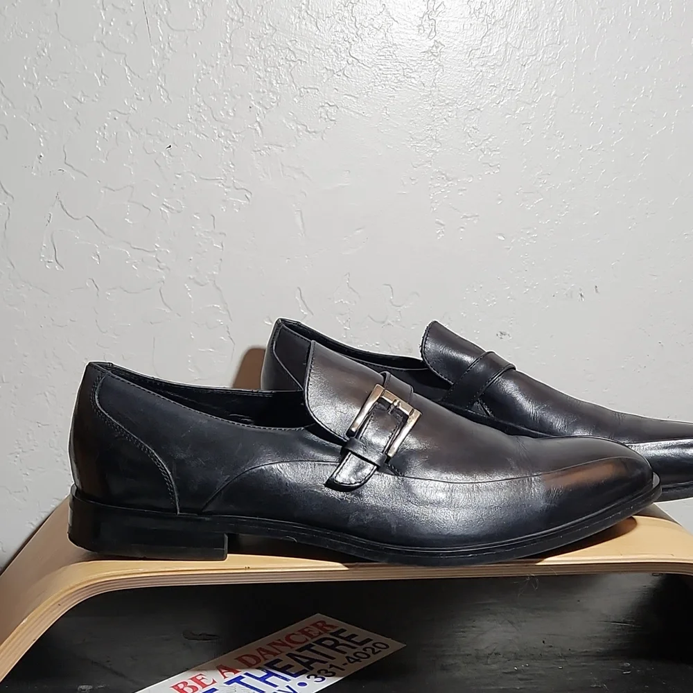 KENNETH COLE Vintage Distressed Look Leather Dress Shoe 13